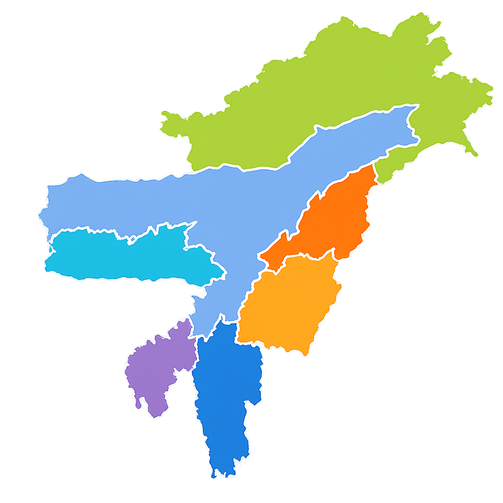 Northeast India Coverage Map